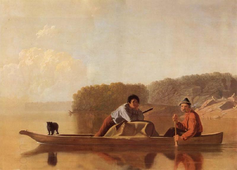 George Caleb Bingham Die Heimkehr der Trapper China oil painting art